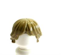 Lego Hair Wig For Boy Man Minifigure Tousled Luke Skywalker Dark Tan Blonde
