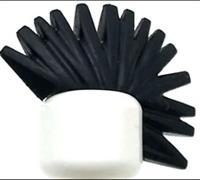 Lego Hair Wig For  Minifigure Black Mohawk Mohican Punk
