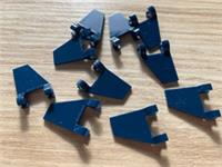 10 x LEGO 44676 Flag 2 x 2 Trapezoid - DARK BLUE BATMAN STAR WARS