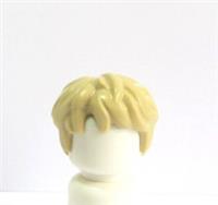 Lego Hair Wig For Boy Man Minifigure Messy Light Tan Blonde