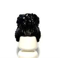 Lego Hair Wig For Female Girl Minifigure Black Coiled High Bun
