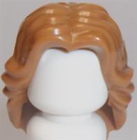 Lego Hair Wig For Female Girl Minifigure Long Curly Wavy Nougat Ginger