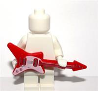 LEGO Red Electric Guitar Rock Band Music Minifigure Not Included