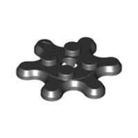 Lego Technic Bricks 2x Black Z6 Gear Cog Wheel with 2x2 Studs 6306064 35442 NEW