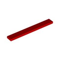 Lego Bricks 10x Bright Red 1x8 Tile Flat Thin Studless Plate 416221 4162 NEW
