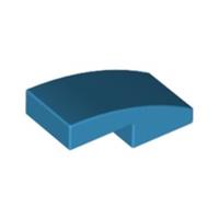 Lego Bricks 20x Dark Azur 1x2x2/3 Tile Bow Arc Curved Plate 6137300 11477 NEW