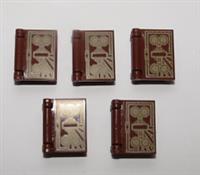 Lego 5 Book Utensil & Darkhold Witch Page Tile Minifigure Not Included Halloween
