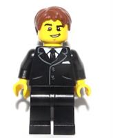 LEGO Groom Minifigure Black Suit & Tie Wedding Usher Best Man Father Of Bride