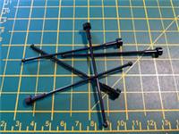 5 brand new Lego Antenna Whip 8H Black Star Wars Marvel City Batman Space