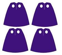 4 x (Pack of 4) Capes Purple Star Wars for Lego Minifigs NEW