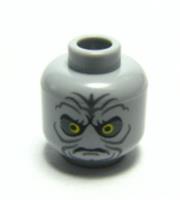 Lego Star Wars Head For Minifigure Grey Emperor Palpatine