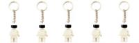 LEGO 5 x The Stig Keychain Keyring Minifig Ideal for Birthday Party Bags NEW