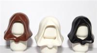 Lego 3 Hood For Minifigure White Brown Black Star Wars Angel Obi Maul Castle