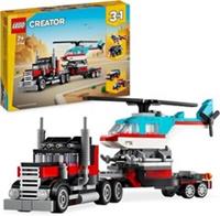 LEGO Creator 3in1 Flatbed Truck Helicopter Toy Propeller Plane Fuel Lorry 31146
