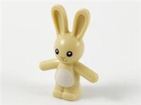 Lego Cute Tan Bunny Rabbit Toy Animal Figure - ND13
