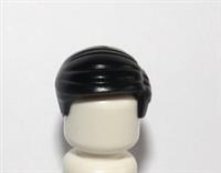 Lego Hair Wig For Boy Man Minifigure Swept Fringe Black