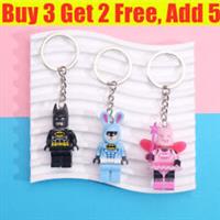 2024 Batman Lego Keychain Valentine's Day Couple Best Friend Gift Christmas Toys