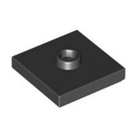 Lego Bricks 10x Black 2x2 Jumper Tile Centre Stud Plate 4565323 23893 87580 NEW