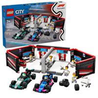 LEGO City 60444 F1 Garage & Mercedes-AMG & Alpine Cars Age 7+ 678pcs
