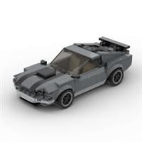 MOC LEGO Car: Ford mustang Boss 302 Speed Champions Style Perfect Gift