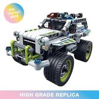 42047 MOC Police Interceptor Building Blocks 185pcs with Pull Back Technic