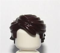 Lego Hair Wig For Boy Man Minifigure Dark Brown Swept Back Tousled Anakin