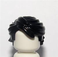 Lego Hair Wig For Boy Man Minifigure Black Swept Back Tousled Anakin