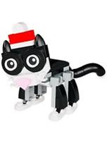 Lego Cataclaws Make and Take Cat model with a photocopy of instructions RARE
