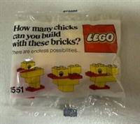 LEGO Basic Easter 1551 VINTAGE CHICK POLYBAG New & Sealed 1988 from US America