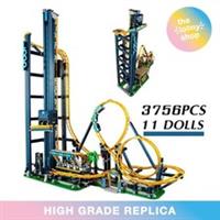 10303 MOC Loop Coaster with 11 Figures Building Blocks 3756pcs Powered UP