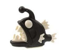 LEGO Anglerfish Fish Animal Pearl Dark Grey Gray White Eyes teeth 67471pb02 NC10