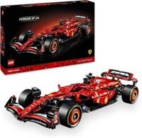 LEGO Technic 42207 Ferrari SF-24 Car Model Building Set for Adults - Red A