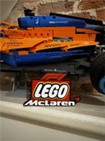 🏎️ Lego McLaren F1 Inspired 3D Printed Sign Custom Racing Display Plaque
