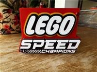 LEGO Speed Champions 3D Logo Display Sign Custom Made Fan Art