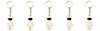 LEGO 5 x The Stig Keychain Keyring Minifig Ideal for Birthday Party Bags NEW