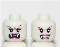 Lego Vampire Vampyre Bride Head For Girl Minifigure Glow In Dark Halloween