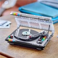 New Technical 1970 retro record Bricks player puzzle building blocks Set Gift