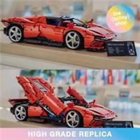 *New* 42143 Ferrari Daytona Red SP3 Building Blocks MOC Technic 3778pcs