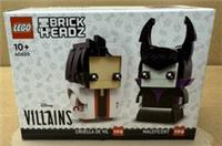 Lego BrickHeadz 40620 CRUELLA DE VIL & MALEFICENT Disney #195, 196 New & Sealed