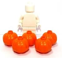 Lego 5 Pumpkin White Minifigure Not Included Halloween