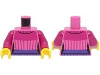 LEGO Torso Body For Female Girl Minifigure Pink Purple Jumper Sweater