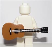 Lego Acoustic Guitar Nougat Tan Minifig Not Inc Music Band Instrument