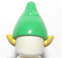 Lego Elf Green Elves Hat Pointed Ears For Minifigue Xmas Santa Advent