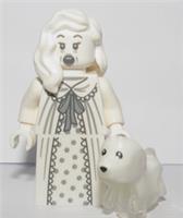 LEGO Ghost Lady Minifigure Reversible Head & Ghost Dog Halloween Monster