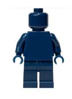 LEGO Dark Blue Monochrome Plain Genuine LEGO Minifigure NEW