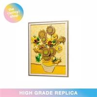 31215 MOC 🎨🌻 Vincent van Gogh Sunflowers 🌻🎨 Building Blocks ART 2615pcs