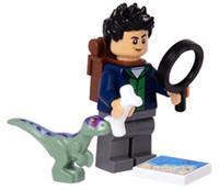 GENUINE LEGO JURASSIC WORLD KENJI & BABY RAPTOR DINOSAUR MINIFIGURES BRAND NEW!