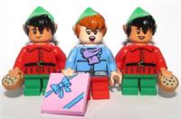 Lego 3 Elf Minifigure Present & Cookies Santa Helpers Xmas Christmas Set E