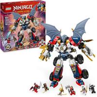 LEGO NINJAGO 4in1 Zanes Ultra Combiner Mech Toy - Rebuilds into a Jet, Car...
