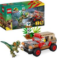 LEGO Jurassic Park Dilophosaurus Ambush Dinosaur Toy for Boys, Girls, Kids 6...